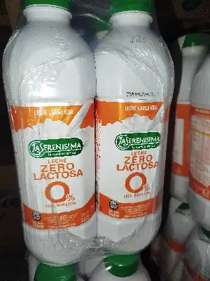 Leche deslactozada serenisma