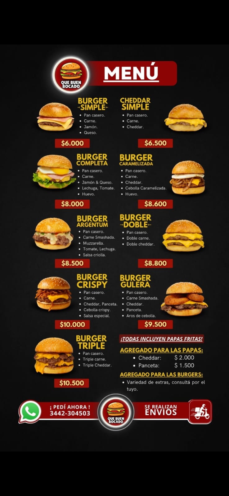 Carta Que Buen Bocado